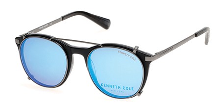 Kenneth Cole New York KC0260 Eyeglasses, 02X - Matte Black / Blu Mirror