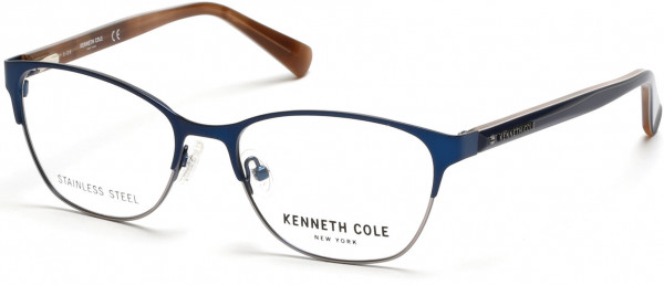 Kenneth Cole New York KC0262 Eyeglasses, 091 - Matte Blue