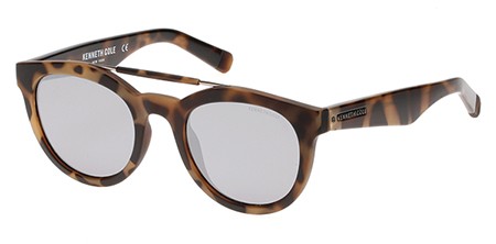 Kenneth Cole New York KC7205 Sunglasses, 53C - Blonde Havana / Smoke Mirror