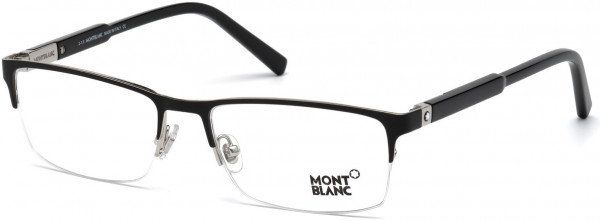 Montblanc MB0636 Eyeglasses, 001 - Shiny Black