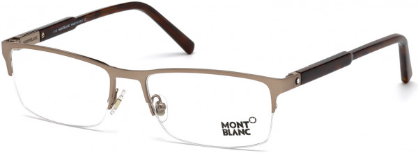 Montblanc MB0636 Eyeglasses, 034 - Shiny Light Bronze