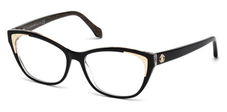 Roberto Cavalli CAPANNORI Eyeglasses, 001 - Shiny Black
