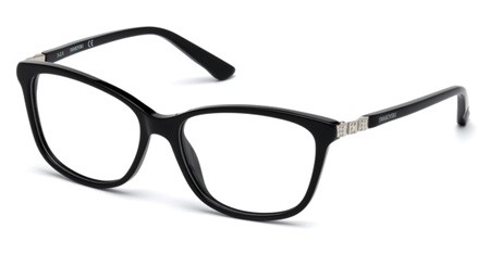Swarovski GILBERTA Eyeglasses, 001 - Shiny Black
