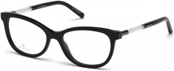 Swarovski SK5211 Eyeglasses, 001 - Shiny Black