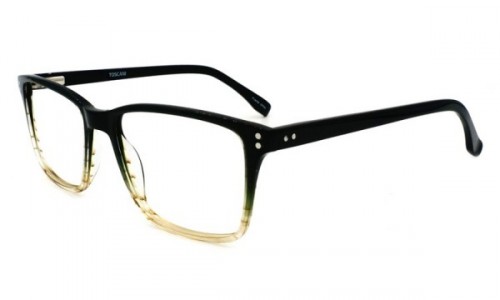 Toscani T2085 Eyeglasses, Black Olive Gradient