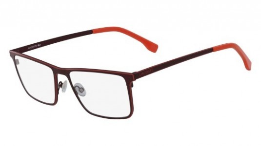 Lacoste L2232 Eyeglasses, (615) MATTE RED