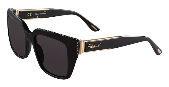 Chopard SCH190S Sunglasses, Shiny Black 700F