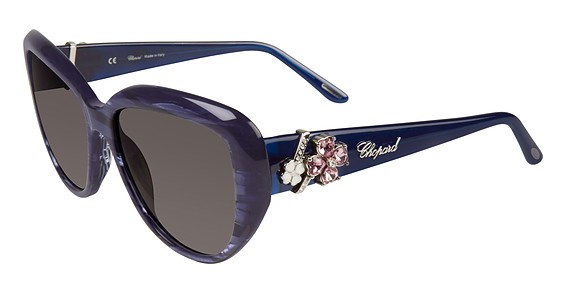 Chopard SCH147S Sunglasses, Blue Stripe 06Wr
