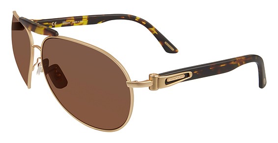 Chopard SCHA55V Sunglasses, Matt Rose Gold 648P