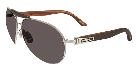 Chopard SCHA55V Sunglasses, Shiny Nickel Silver 579P