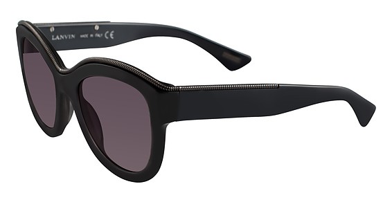 Lanvin SLN693 Sunglasses, Shaded Black Grey 0Ah8