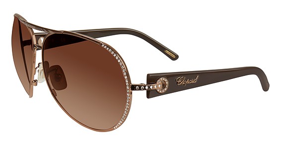 Chopard SCH940S Sunglasses, Shiny Bronze 0R80