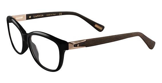 Lanvin VLN637 Eyeglasses, Shiny Black 0700