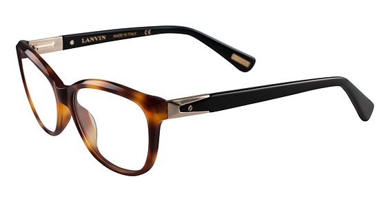 Lanvin VLN637 Eyeglasses, Dark Havana 0752