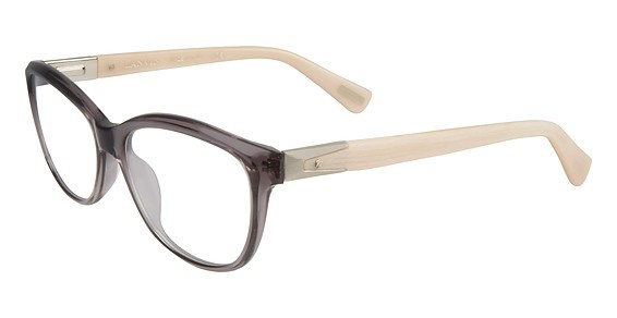 Lanvin VLN637 Eyeglasses, Clear Grey 0840