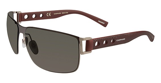 Chopard SCHB31 Sunglasses, Shiny Polished Gun A21p