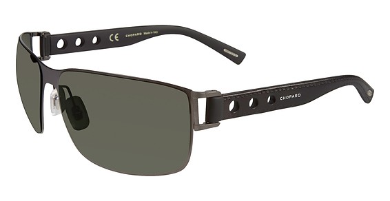 Chopard SCHB31 Sunglasses, Shiny Polished Gun K10p