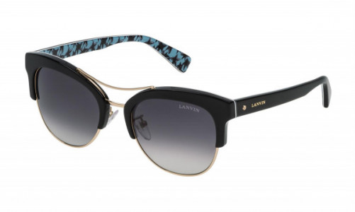 Lanvin SLN724V Sunglasses, Shiny Black 0Apa