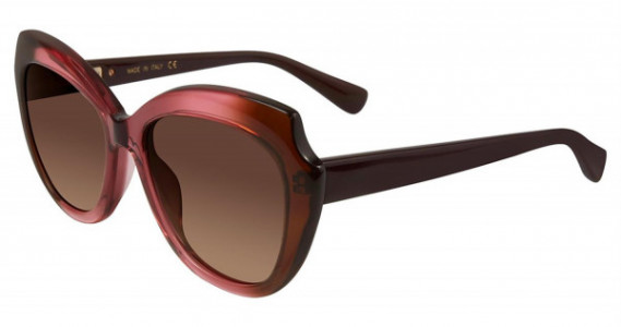 Lanvin SLN718M Sunglasses, Pink Brown 06B1