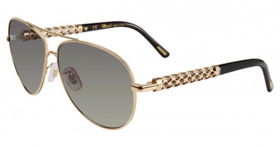 Chopard SCHB66S Sunglasses, Shiny Rose Gold 300P