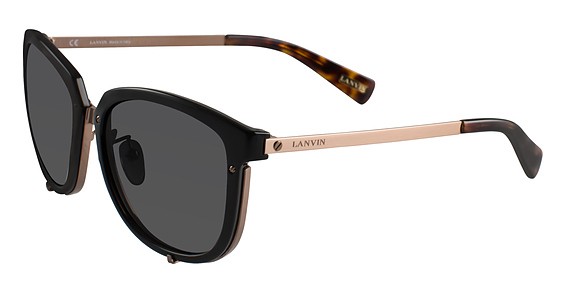Lanvin SLN046M Sunglasses, Glossy Bronze 0F68