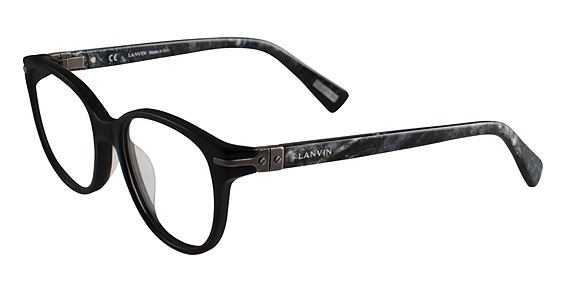 Lanvin VLN613M Eyeglasses, Shiny Black 0700
