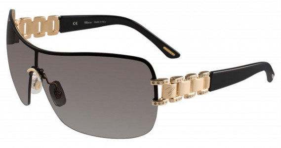 Chopard SCHA62S Sunglasses, Black Gold Trim 300F