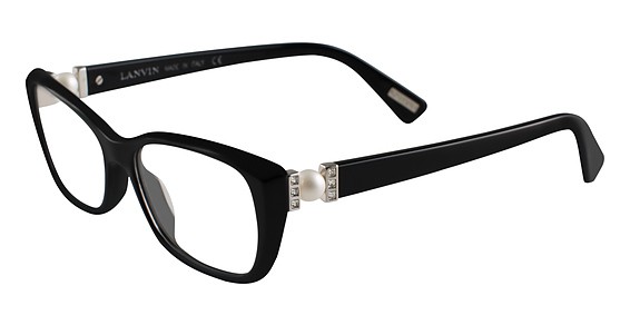 Lanvin VLN665S Eyeglasses, Shiny Black 700Y