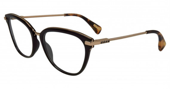 Lanvin VLN076S Eyeglasses, Brown 300N