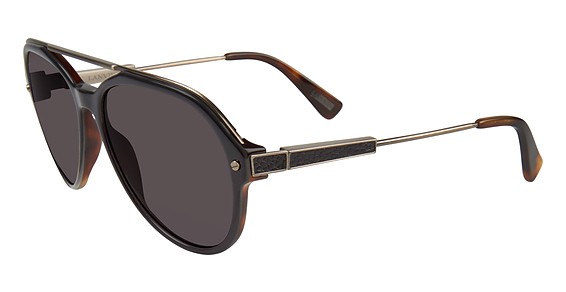 Lanvin SLN634V Sunglasses, Black Havana 0U64