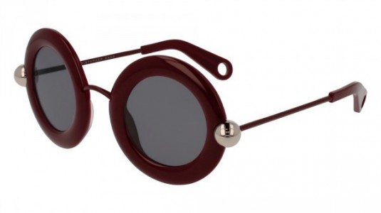 Christopher Kane CK0005S Sunglasses, RED with GREY lenses