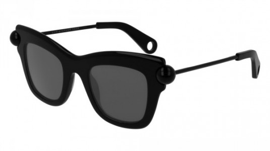 Christopher Kane CK0006S Sunglasses, BLACK with GREY lenses