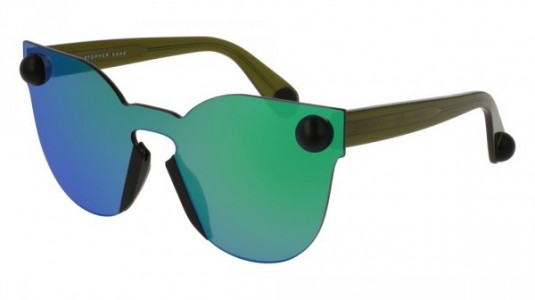 Christopher Kane CK0007S Sunglasses, 004 - GREEN with GREEN lenses