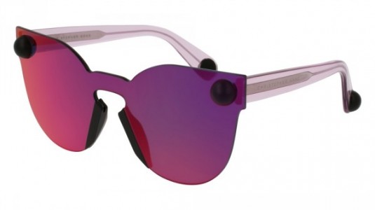 Christopher Kane CK0007S Sunglasses, 005 - RED with PINK temples and RED lenses