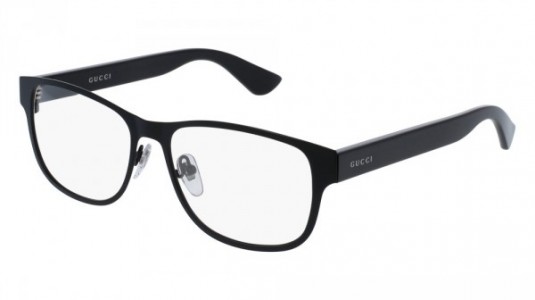 Gucci GG0007O Eyeglasses, 001 - BLACK