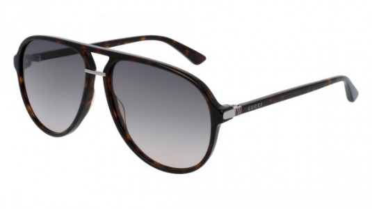 Gucci GG0015S Sunglasses, 002 - HAVANA with BROWN lenses