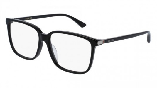 Gucci GG0019OA Eyeglasses, 001 - BLACK