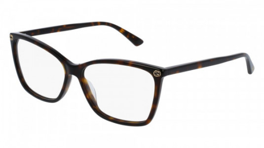 Gucci GG0025O Eyeglasses, 002 - HAVANA