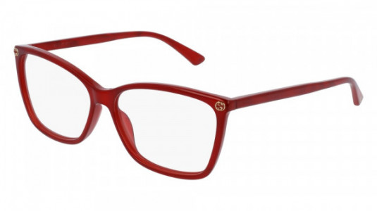Gucci GG0025O Eyeglasses, 004 - RED