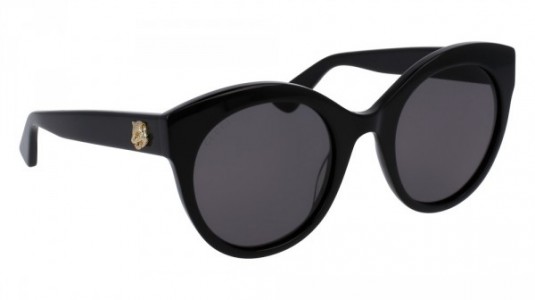 Gucci GG0028S Sunglasses, 001 - BLACK with GREY lenses