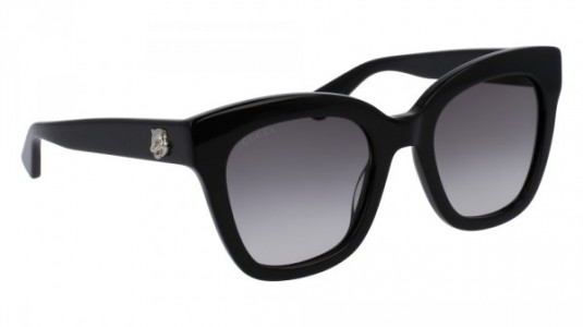 Gucci GG0029S Sunglasses, 001 - BLACK with GREY lenses