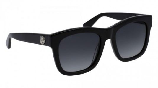 Gucci GG0032S Sunglasses, 001 - BLACK with GREY lenses