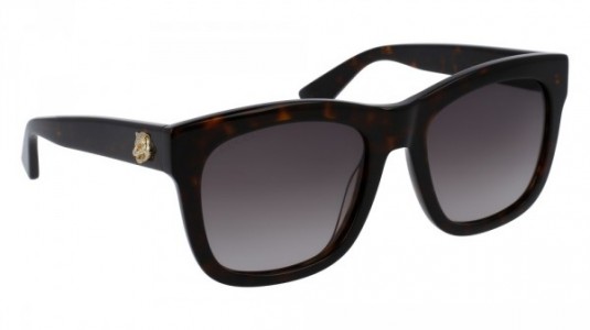 Gucci GG0032S Sunglasses, 002 - HAVANA with BROWN lenses