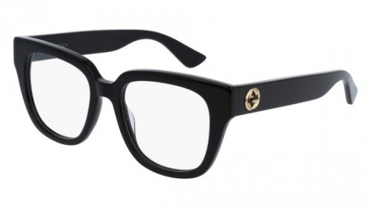 Gucci GG0037O Eyeglasses, 001 - BLACK