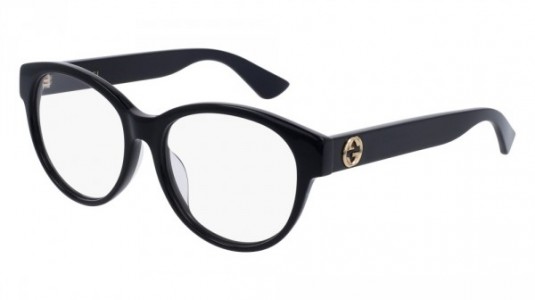 Gucci GG0039OA Eyeglasses, 001 - BLACK