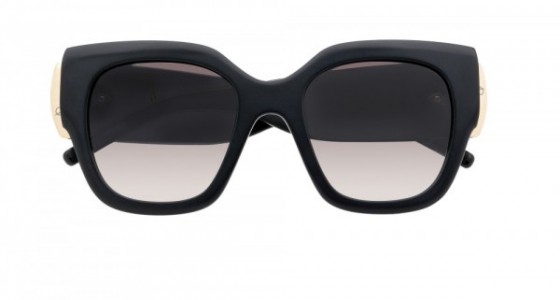 Pomellato PM0012S Sunglasses, 001 - BLACK with GREY lenses