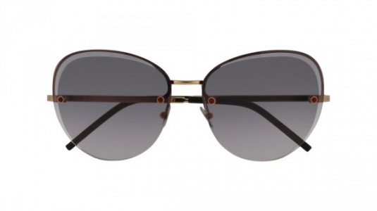 Pomellato PM0029S Sunglasses, 001 - GOLD with GREY lenses