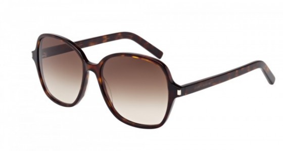 Saint Laurent CLASSIC 8 Sunglasses, 004 - HAVANA with BROWN lenses