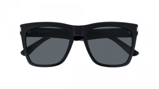 Saint Laurent SL 137 DEVON Sunglasses, 001 - BLACK with GREY lenses
