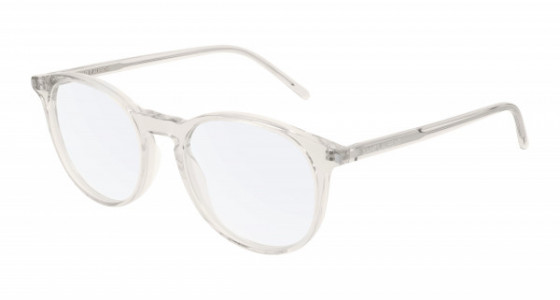 Saint Laurent SL 106 Eyeglasses, 010 - BEIGE with TRANSPARENT lenses